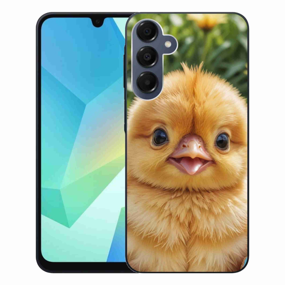 Gélový kryt mmCase na Samsung Galaxy A16 4G/5G - veselé kuriatko