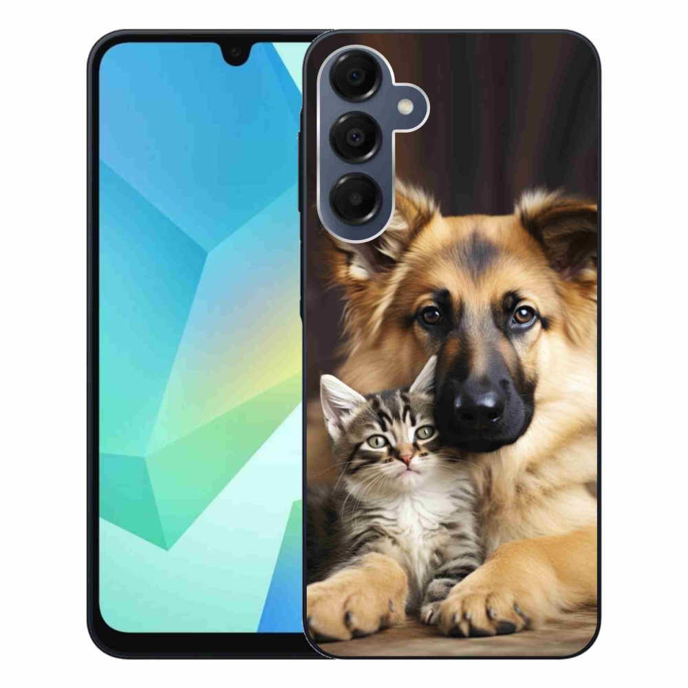 Gélový kryt mmCase na Samsung Galaxy A16 4G/5G - zvieracie priateľstvo
