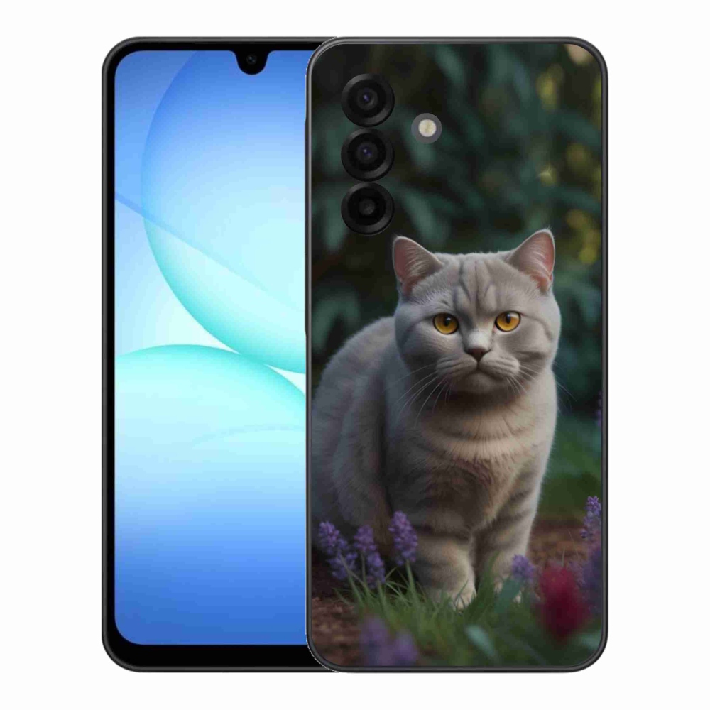 Gélový kryt mmCase na Samsung Galaxy A17 4G/5G - britská mačka