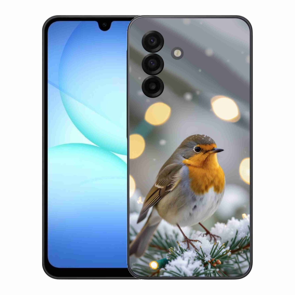 Gélový kryt mmCase na Samsung Galaxy A17 4G/5G - červienka v zime