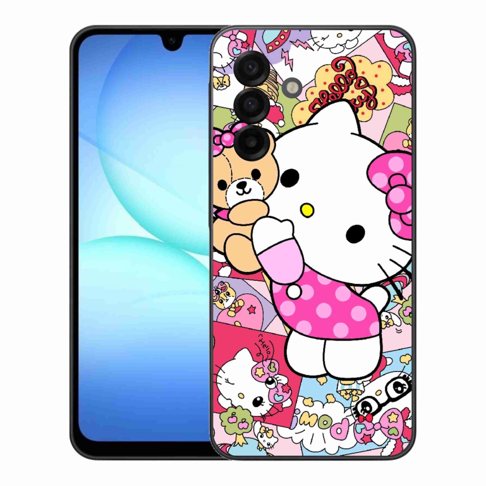 Gélový kryt mmCase na Samsung Galaxy A17 4G/5G - cute kitty