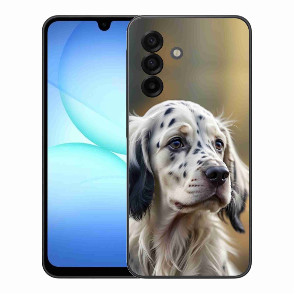 Gélový kryt mmCase na Samsung Galaxy A17 4G/5G - anglický seter