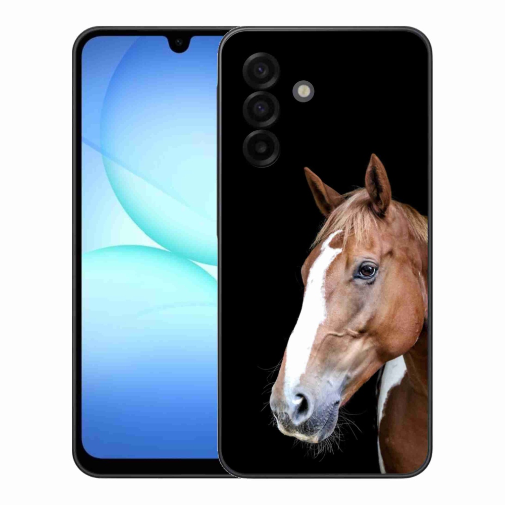 Gélový kryt mmCase na Samsung Galaxy A17 4G/5G - hnedý kôň 3