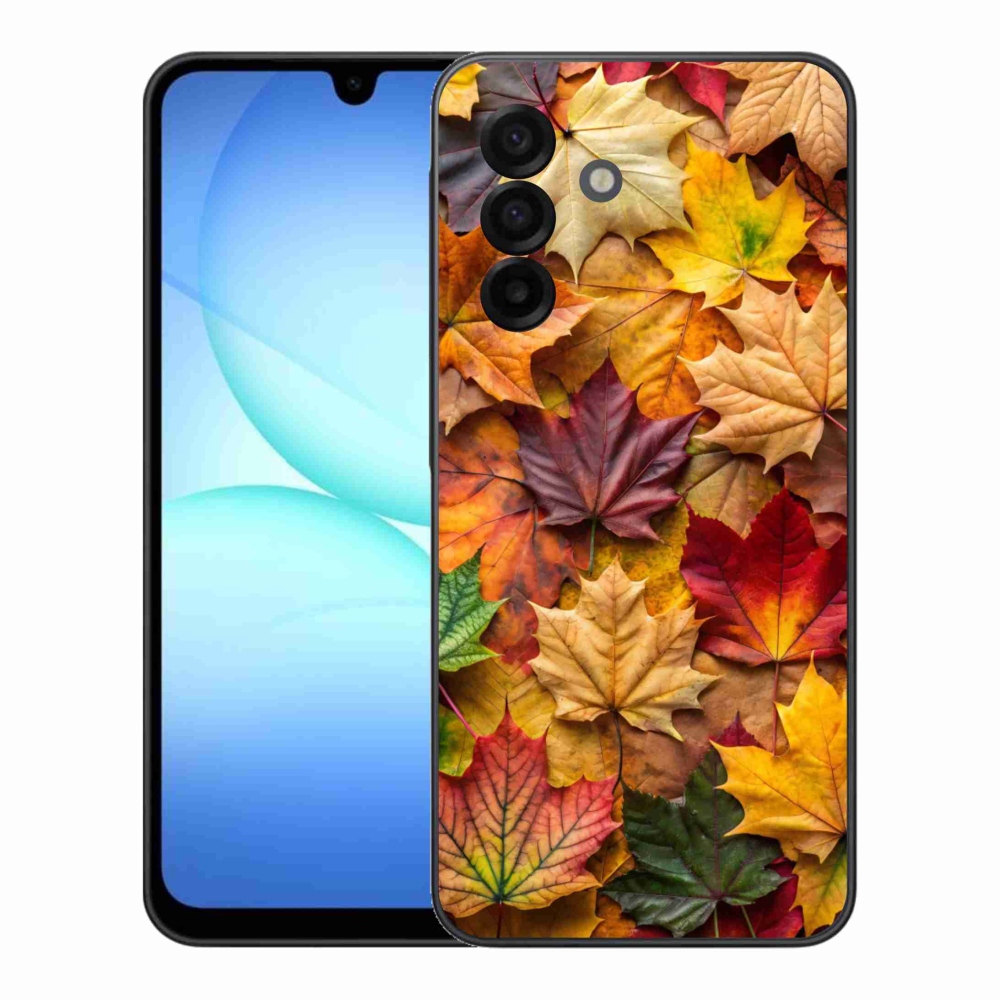 Gélový kryt mmCase na Samsung Galaxy A17 4G/5G - javorové listy 2