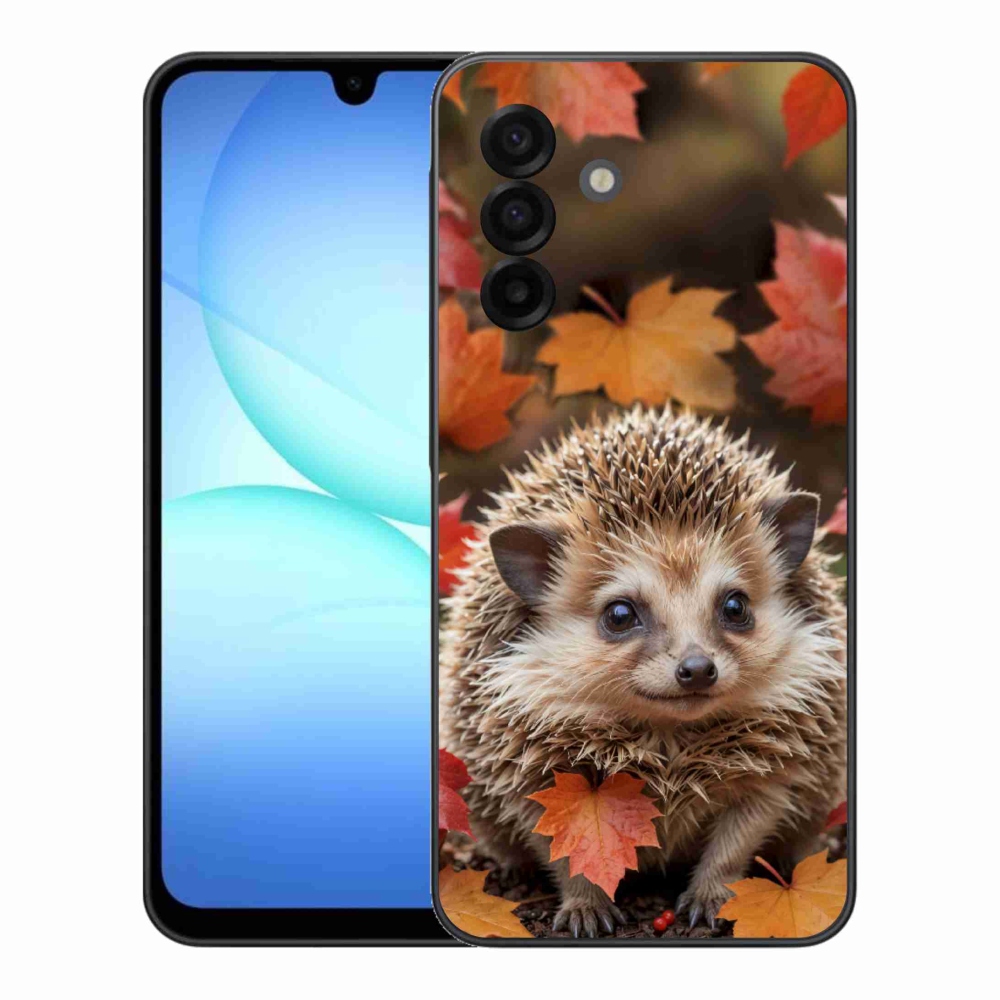 Gélový kryt mmCase na Samsung Galaxy A17 4G/5G - ježko v lístia