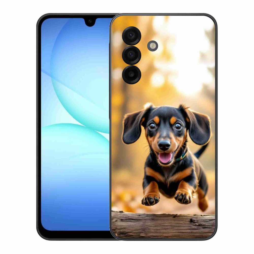 Gélový kryt mmCase na Samsung Galaxy A17 4G/5G - jazvečík 2