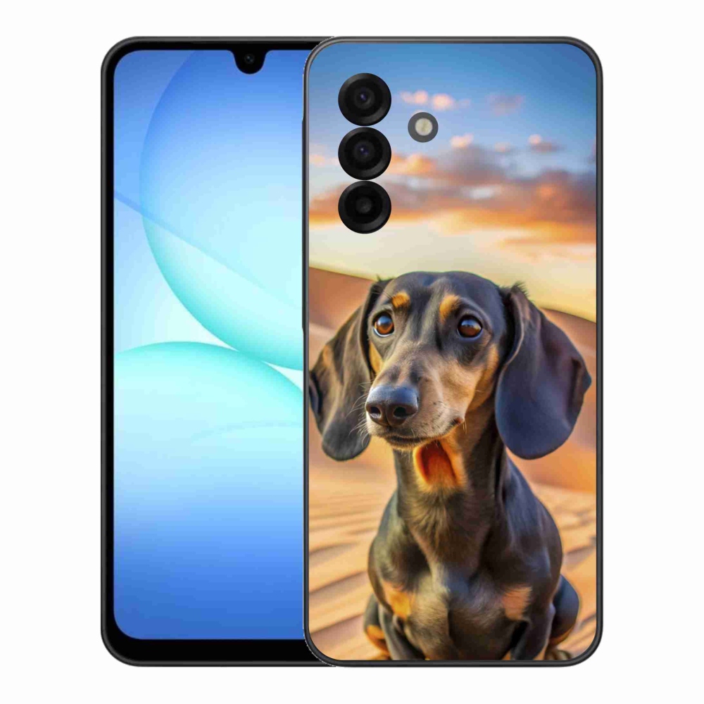 Gélový kryt mmCase na Samsung Galaxy A17 4G/5G - jazvečík 3