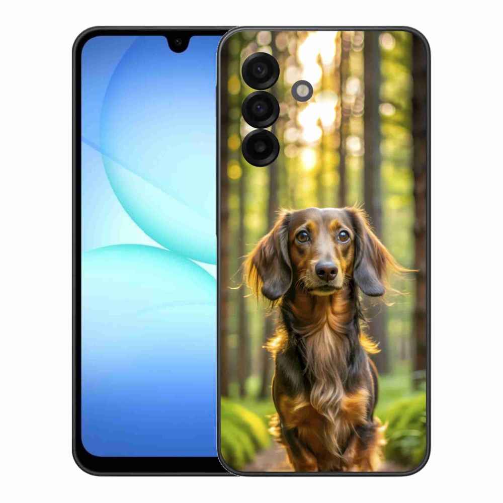 Gélový kryt mmCase na Samsung Galaxy A17 4G/5G - jazvečík 4