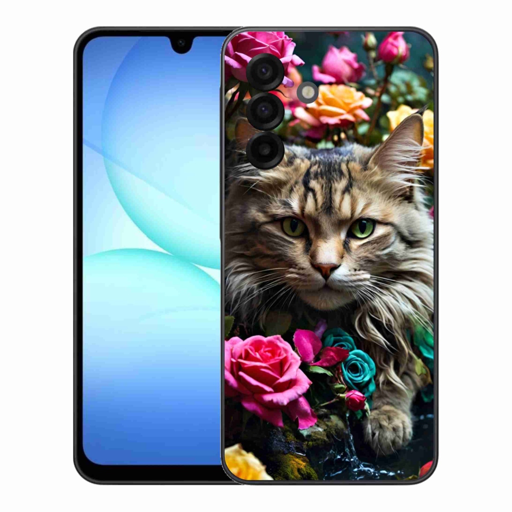 Gélový kryt mmCase na Samsung Galaxy A17 4G/5G - mačacie pohľad 2