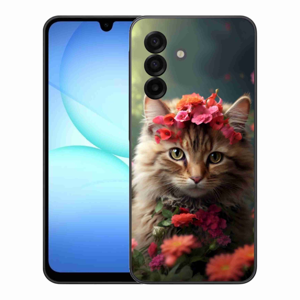 Gélový kryt mmCase na Samsung Galaxy A17 4G/5G - mačacia princezná