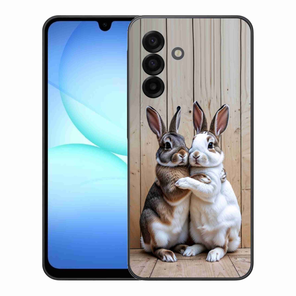 Gélový kryt mmCase na Samsung Galaxy A17 4G/5G - králičie pár