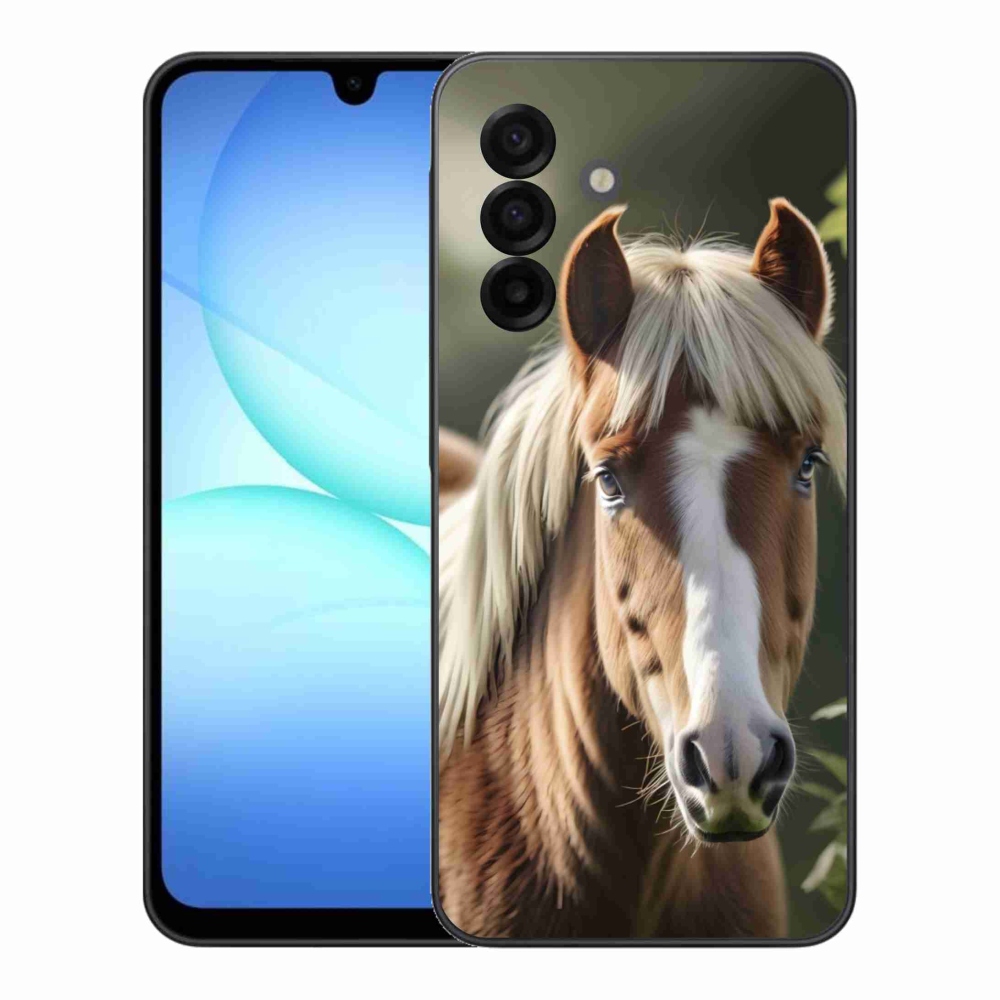Gélový kryt mmCase na Samsung Galaxy A17 4G/5G - kôň so svetlou hrivou
