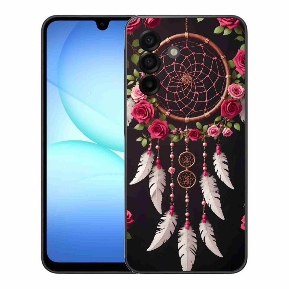 Gélový kryt mmCase na Samsung Galaxy A17 4G/5G - lapač snov s ružami