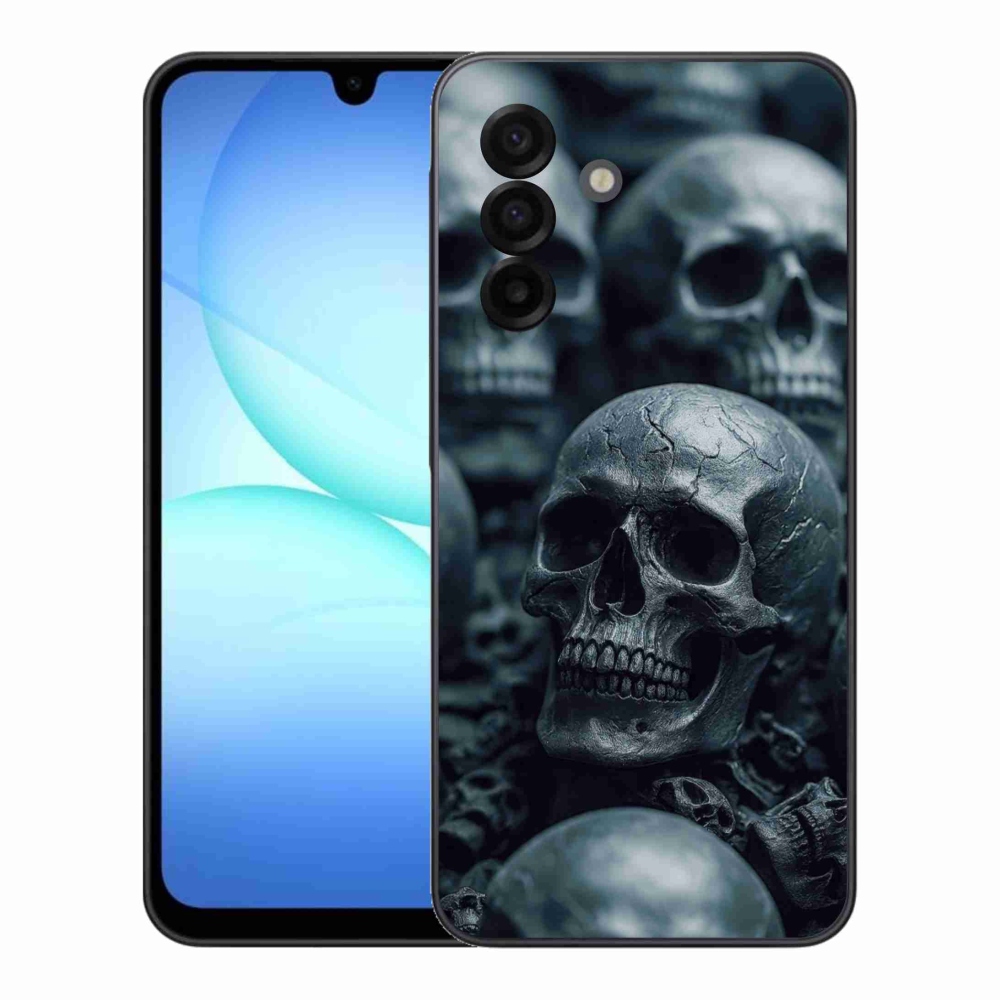 Gélový kryt mmCase na Samsung Galaxy A17 4G/5G - lebka 2