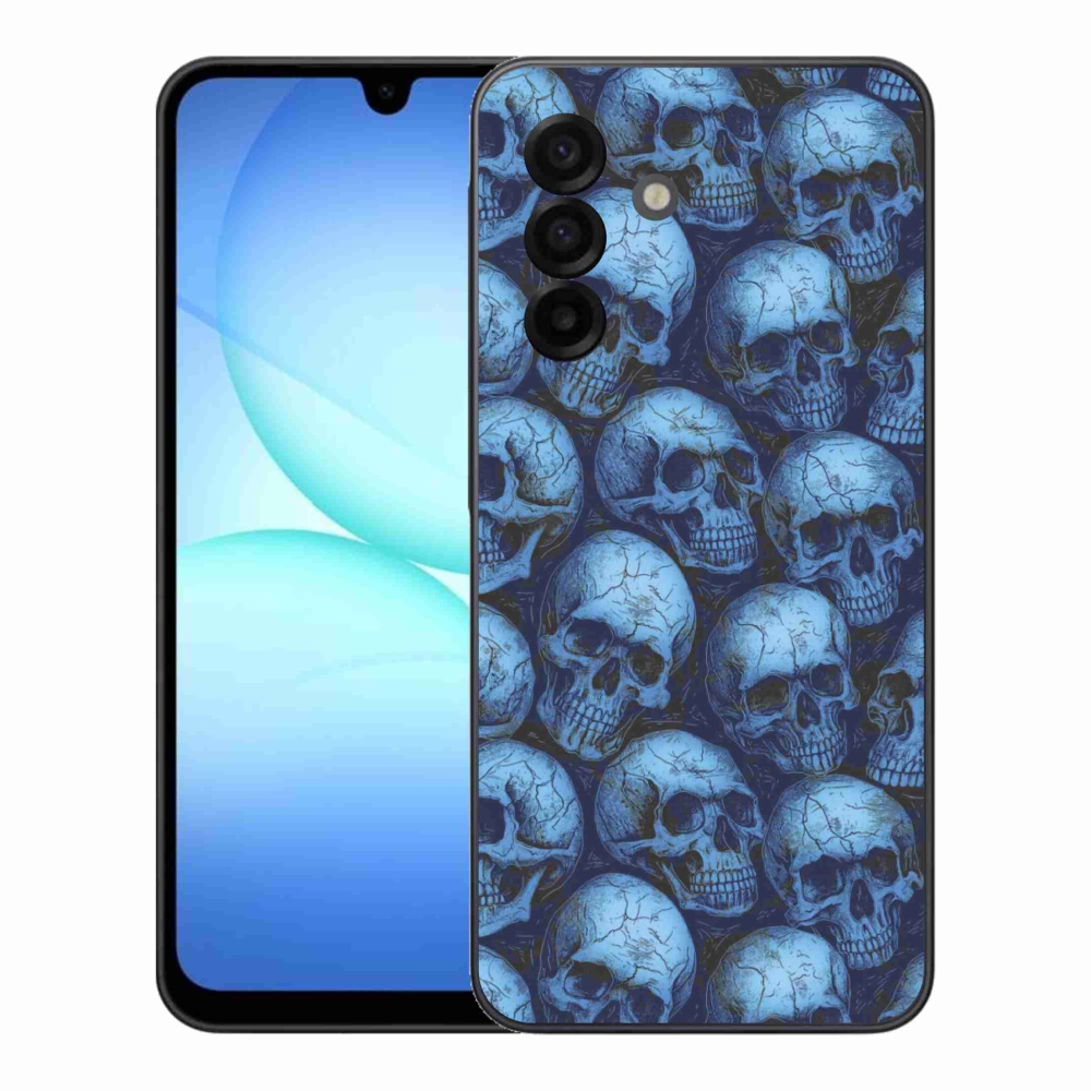 Gélový kryt mmCase na Samsung Galaxy A17 4G/5G - lebky