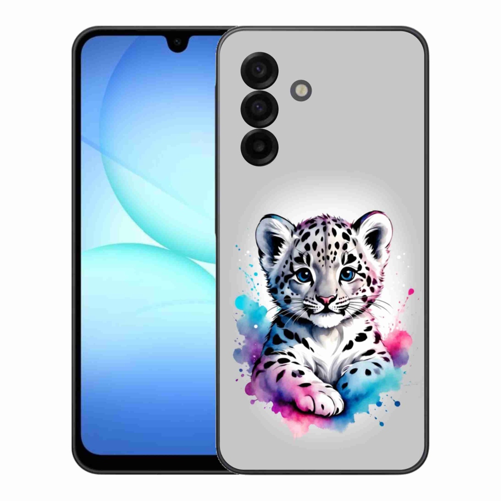Gélový kryt mmCase na Samsung Galaxy A17 4G/5G - leopardej mláďa