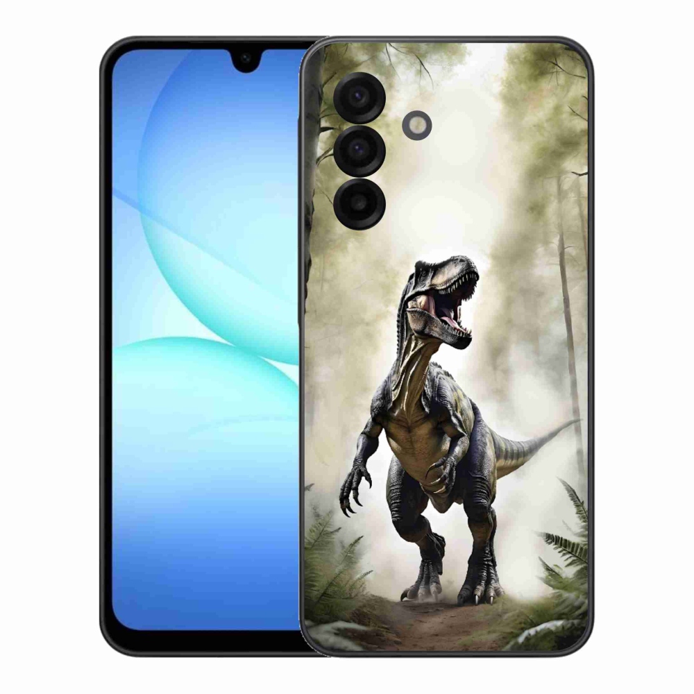 Gélový kryt mmCase na Samsung Galaxy A17 4G/5G - naštvaný T-Rex