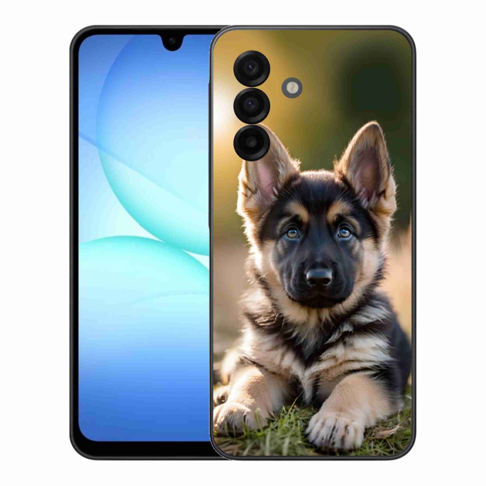 Gélový kryt mmCase na Samsung Galaxy A17 4G/5G - nemecký ovčiak v prírode