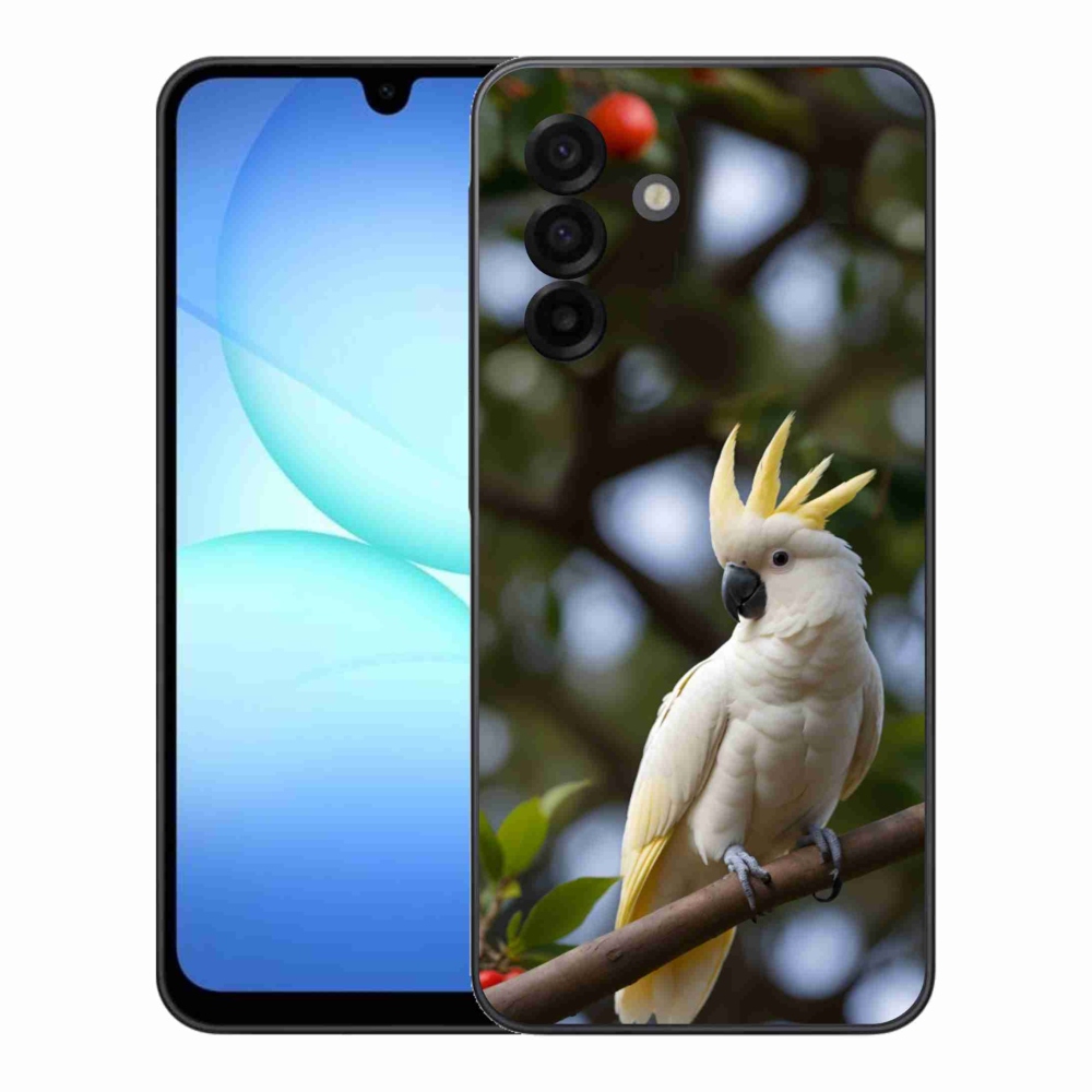 Gélový kryt mmCase na Samsung Galaxy A17 4G/5G - papagáj kakadu 3