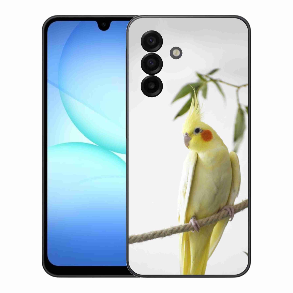 Gélový kryt mmCase na Samsung Galaxy A17 4G/5G - papagáj korela chocholatá