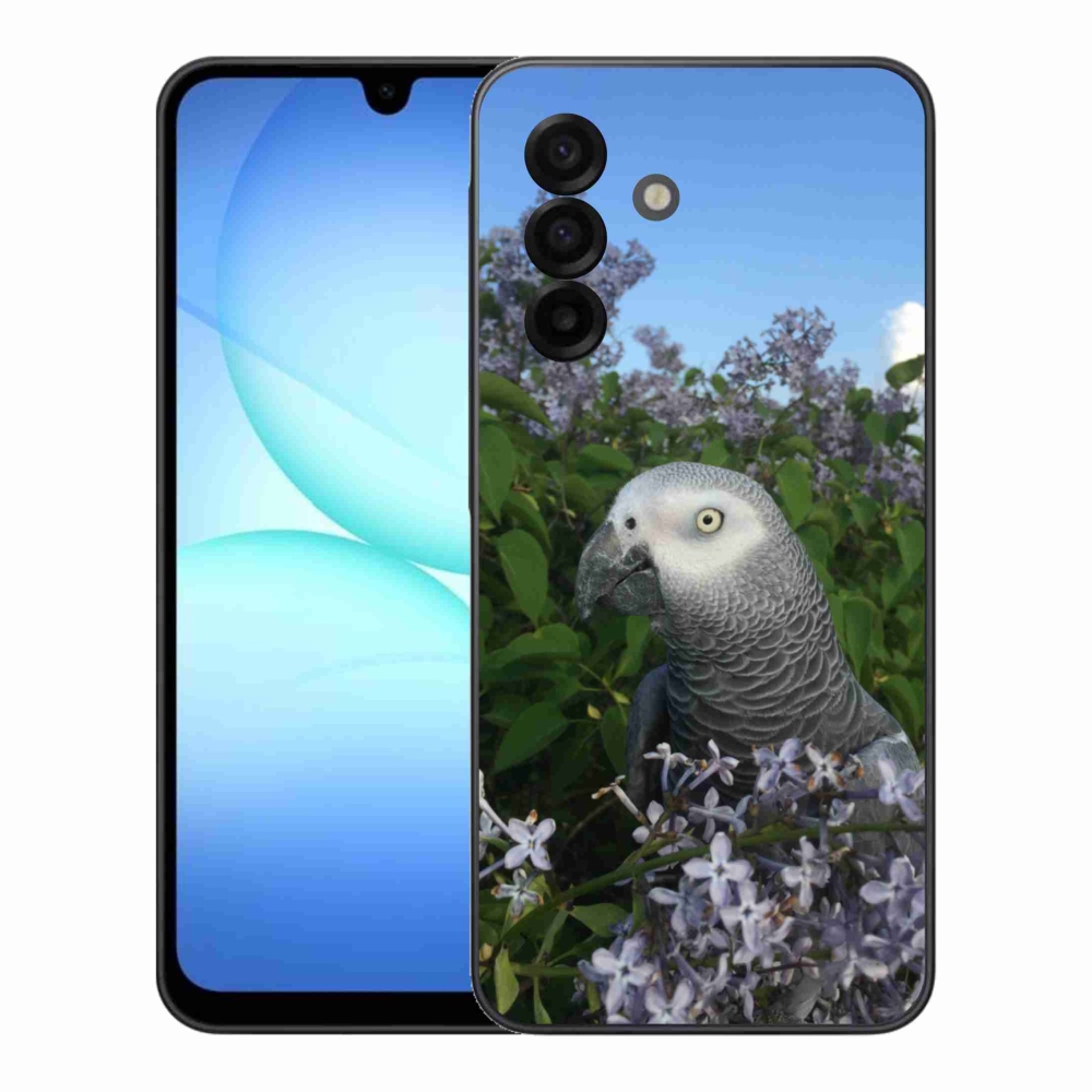 Gélový kryt mmCase na Samsung Galaxy A17 4G/5G - papagáj žako