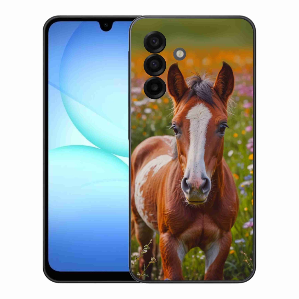 Gélový kryt mmCase na Samsung Galaxy A17 4G/5G - roztomilé žriebä