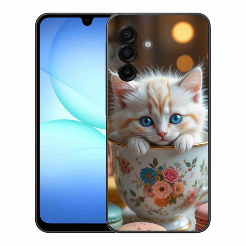 Gélový kryt mmCase na Samsung Galaxy A17 4G/5G - roztomilé mačiatko 6