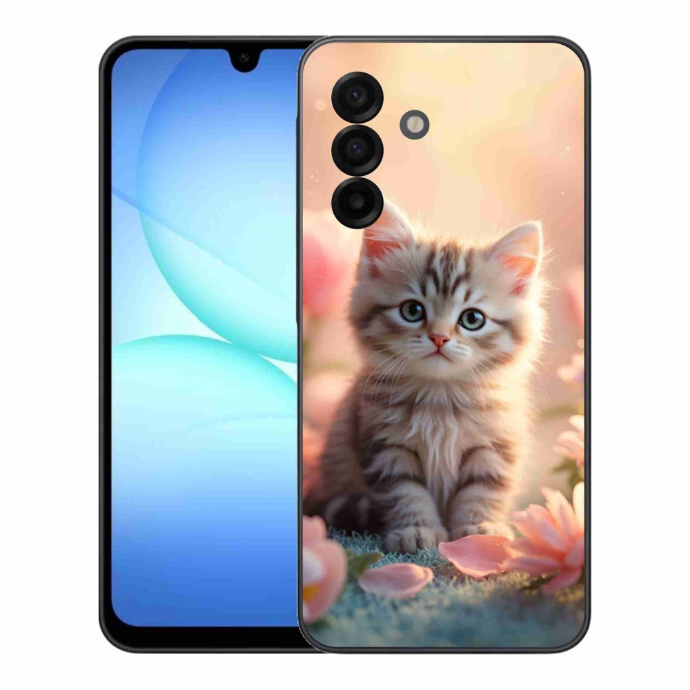 Gélový kryt mmCase na Samsung Galaxy A17 4G/5G - roztomilé mačiatko 8