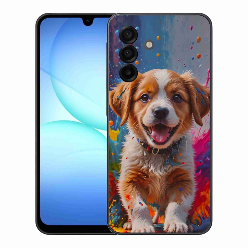 Gélový kryt mmCase na Samsung Galaxy A17 4G/5G - roztomilé šteňa 3