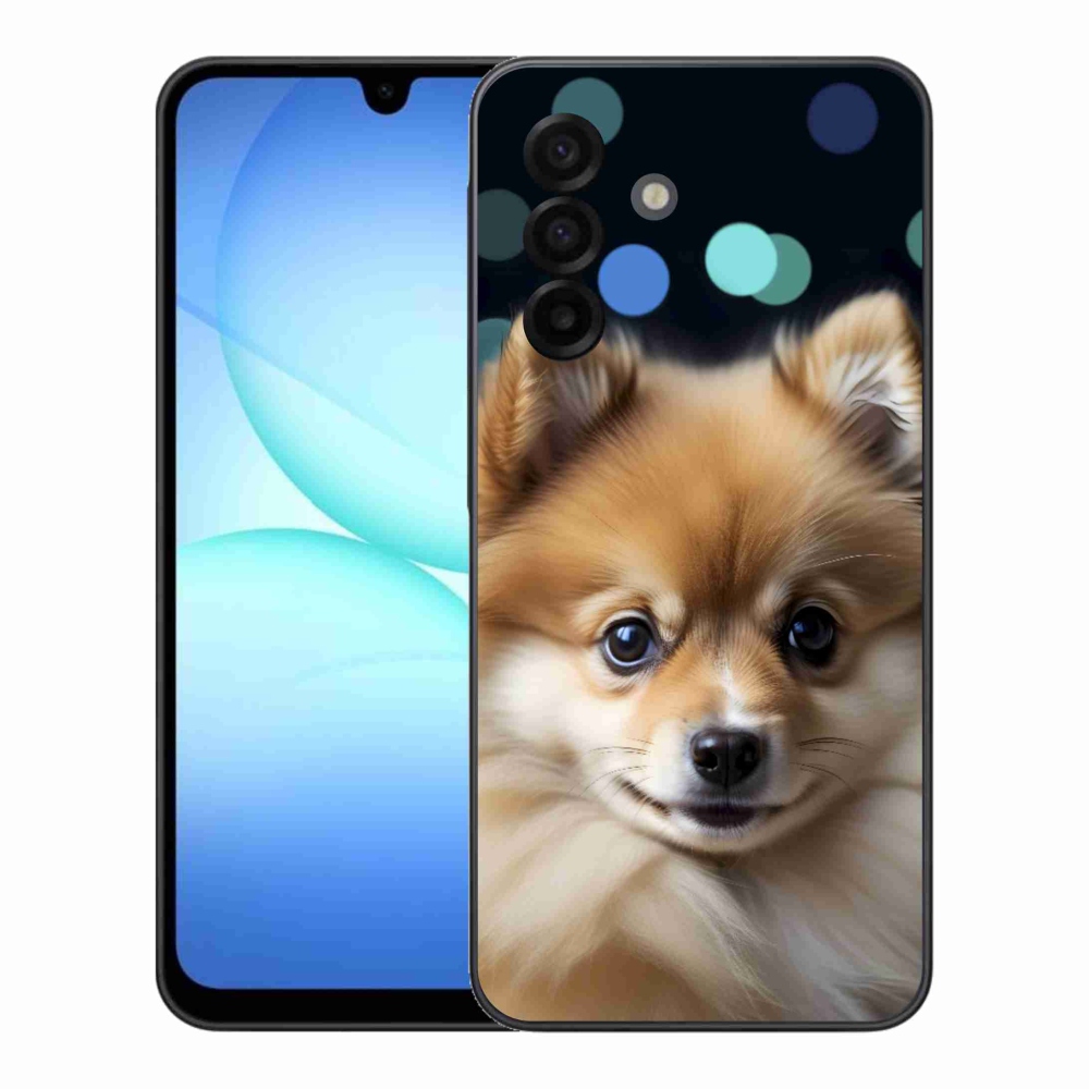 Gélový kryt mmCase na Samsung Galaxy A17 4G/5G - roztomilý pomeranian