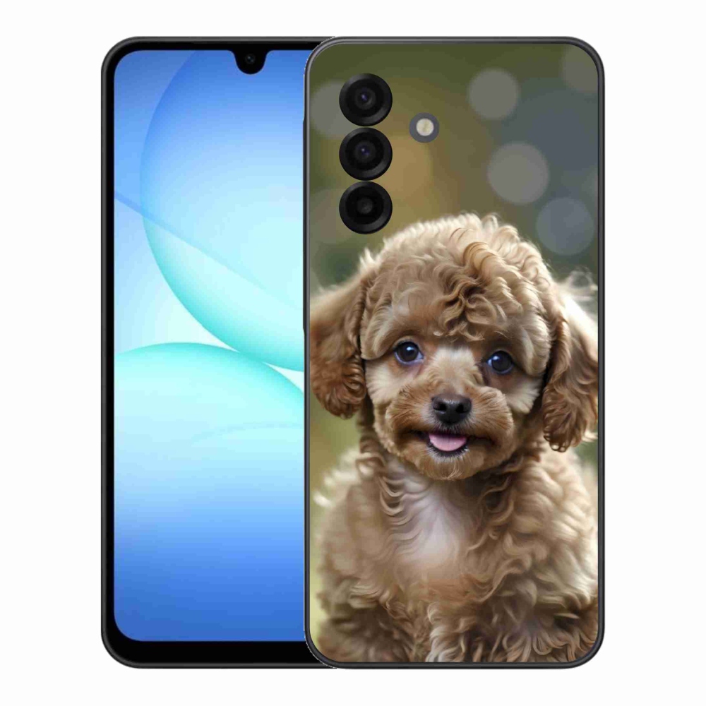 Gélový kryt mmCase na Samsung Galaxy A17 4G/5G - roztomilý pudel