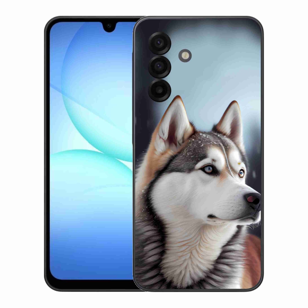 Gélový kryt mmCase na Samsung Galaxy A17 4G/5G - sibírsky husky