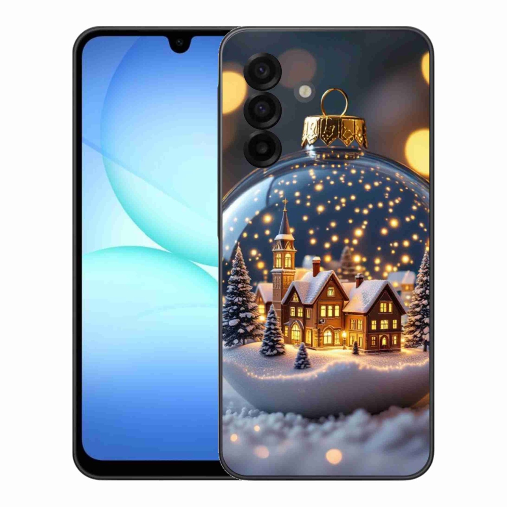 Gélový kryt mmCase na Samsung Galaxy A17 4G/5G - vianočné gule 4