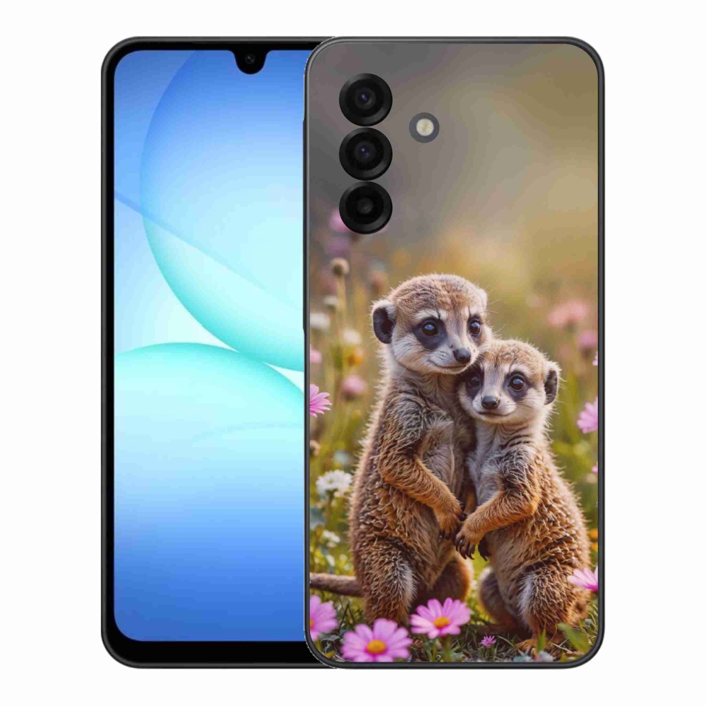 Gélový kryt mmCase na Samsung Galaxy A17 4G/5G - surikatí duo