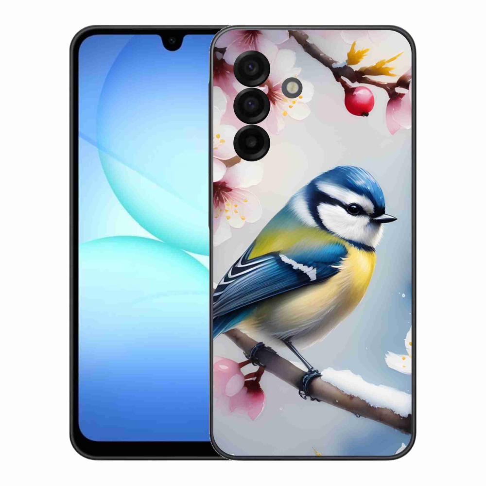 Gélový kryt mmCase na Samsung Galaxy A17 4G/5G - sýkorka