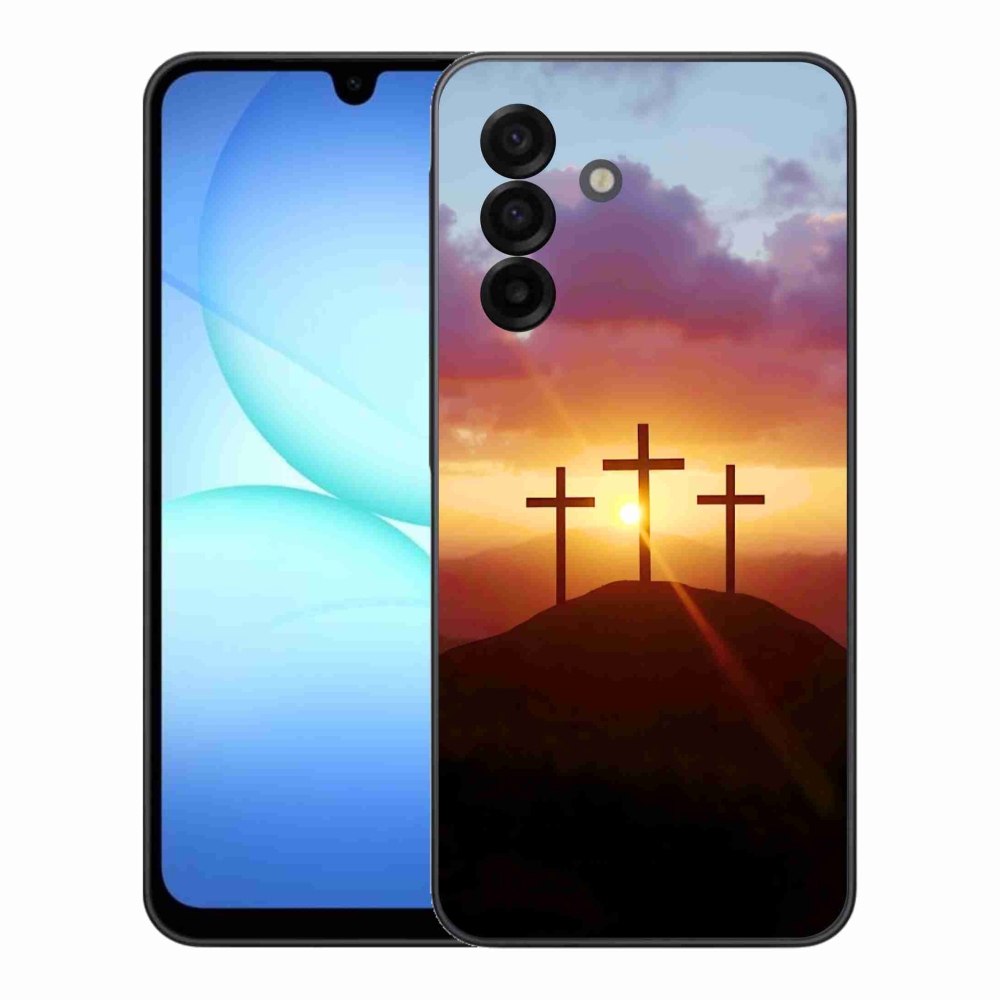 Gélový kryt mmCase na Samsung Galaxy A17 4G/5G - tri kríža