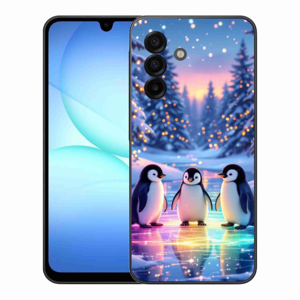 Gélový kryt mmCase na Samsung Galaxy A17 4G/5G - tučniaky