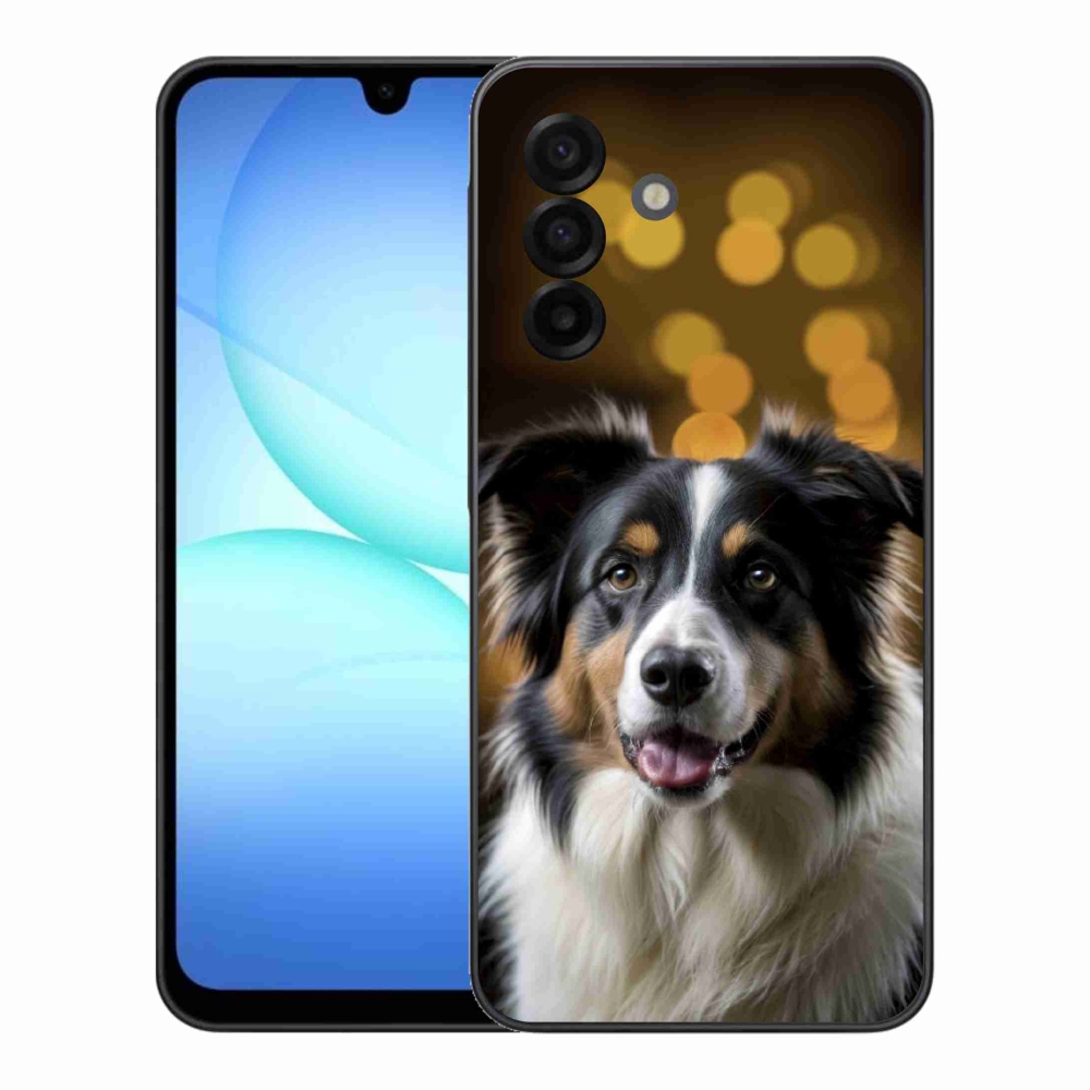 Gélový kryt mmCase na Samsung Galaxy A17 4G/5G - usmievavý austrálsky ovčiak