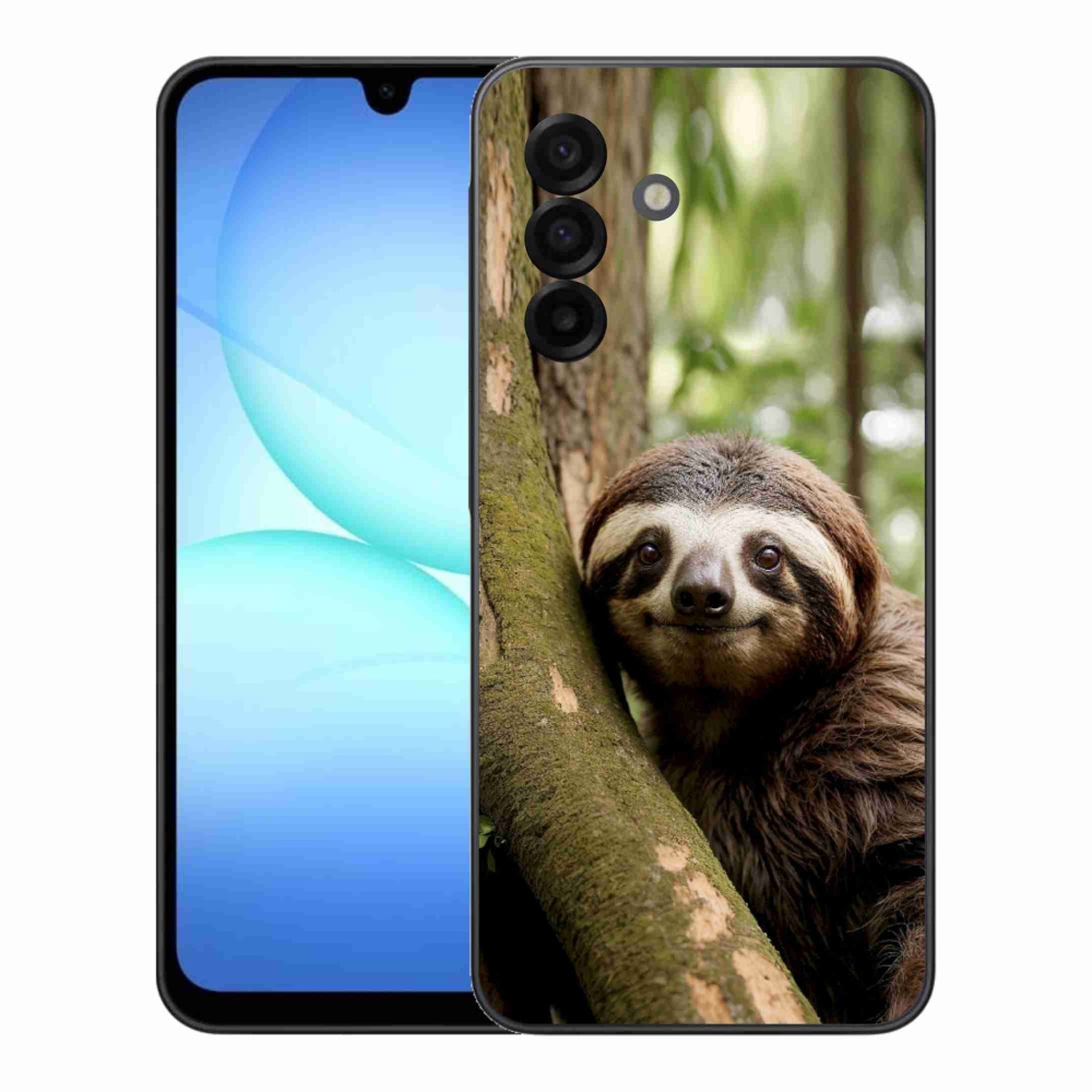 Gélový kryt mmCase na Samsung Galaxy A17 4G/5G - usmievavý leňochod