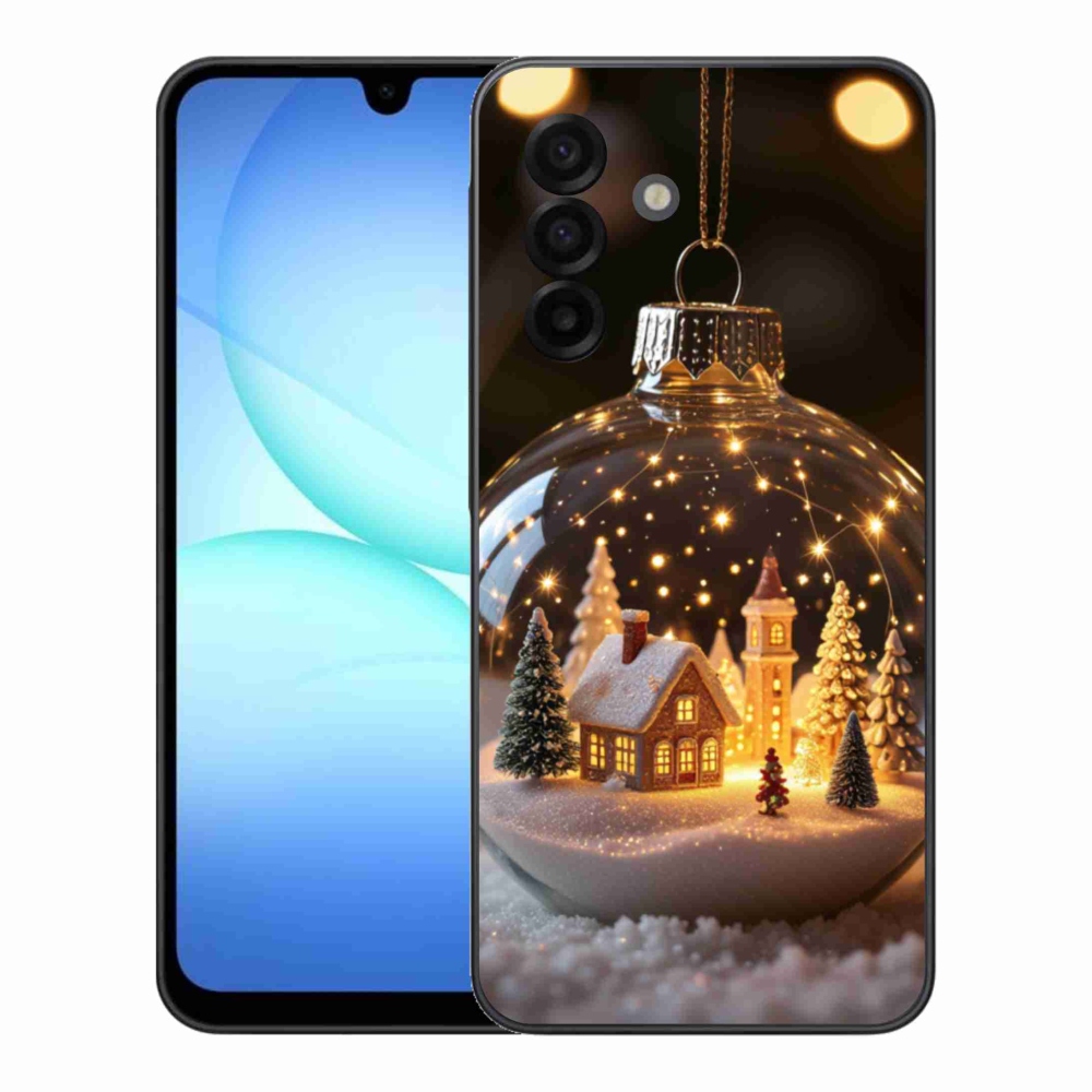 Gélový kryt mmCase na Samsung Galaxy A17 4G/5G - vianočné gule 3