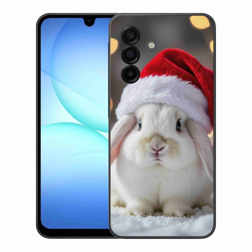 Gélový kryt mmCase na Samsung Galaxy A17 4G/5G - vianočný králik