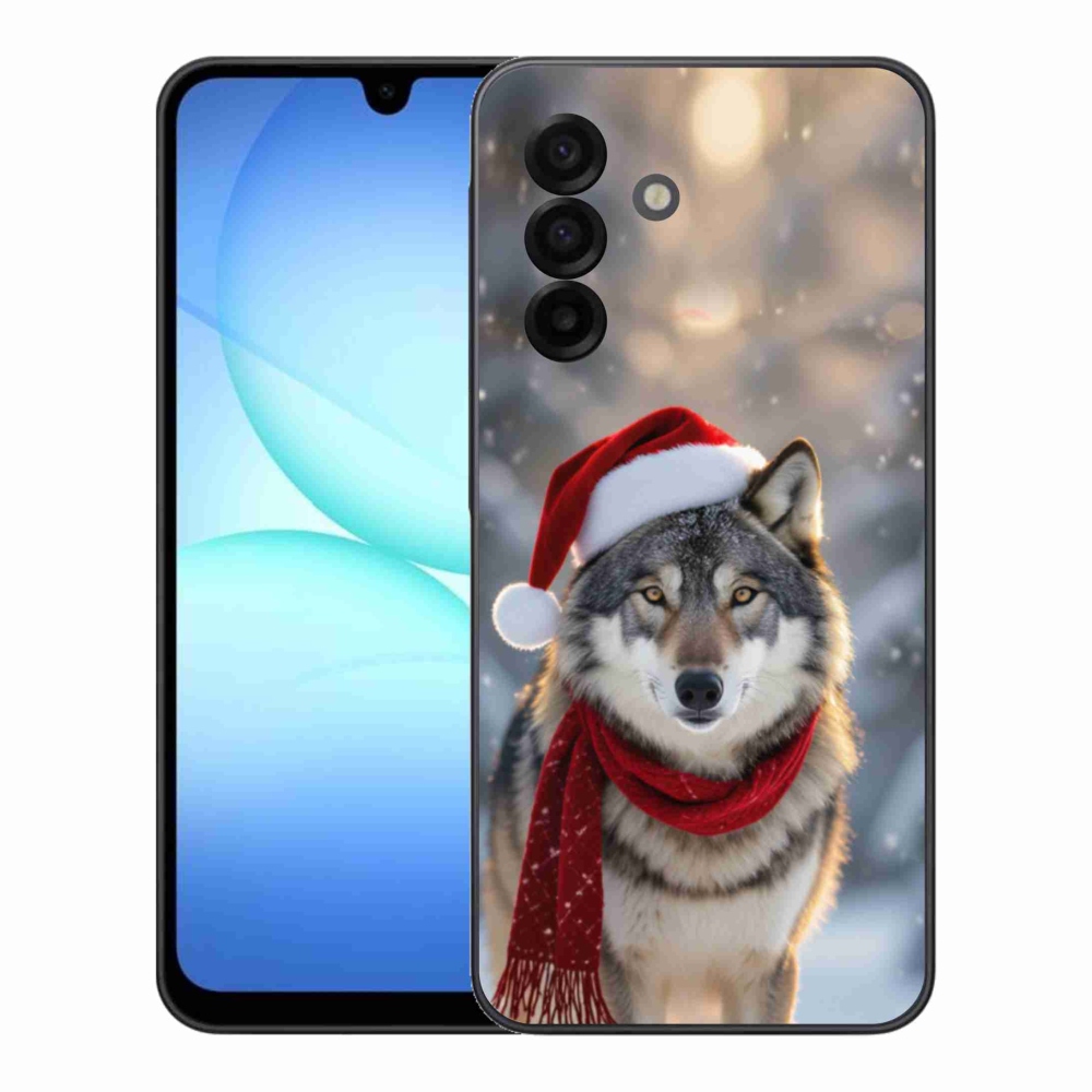 Gélový kryt mmCase na Samsung Galaxy A17 4G/5G - vianočný vlk
