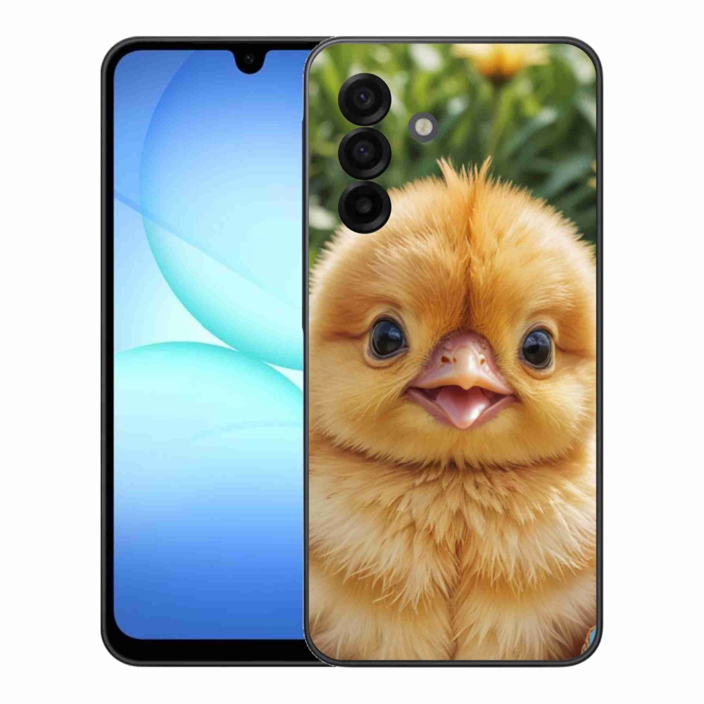 Gélový kryt mmCase na Samsung Galaxy A17 4G/5G - veselé kuriatko