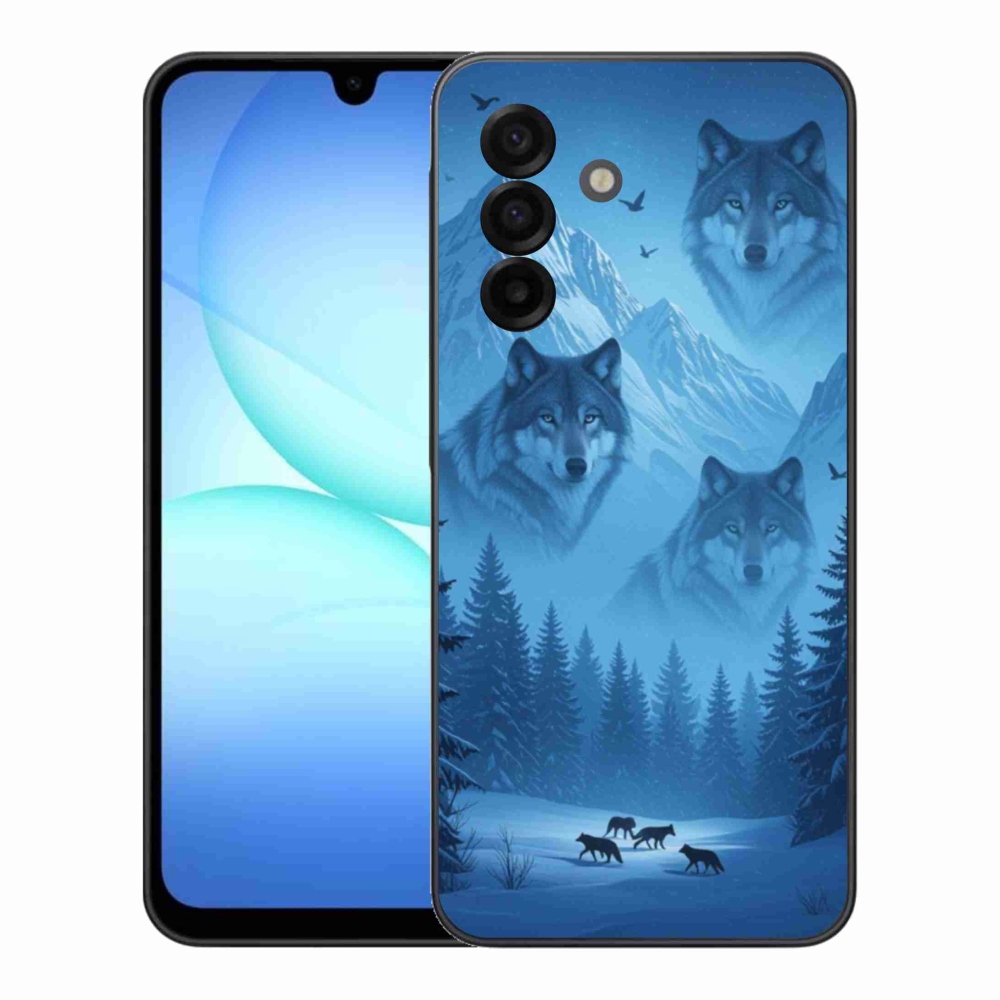 Gélový kryt mmCase na Samsung Galaxy A17 4G/5G - vlčia svorka