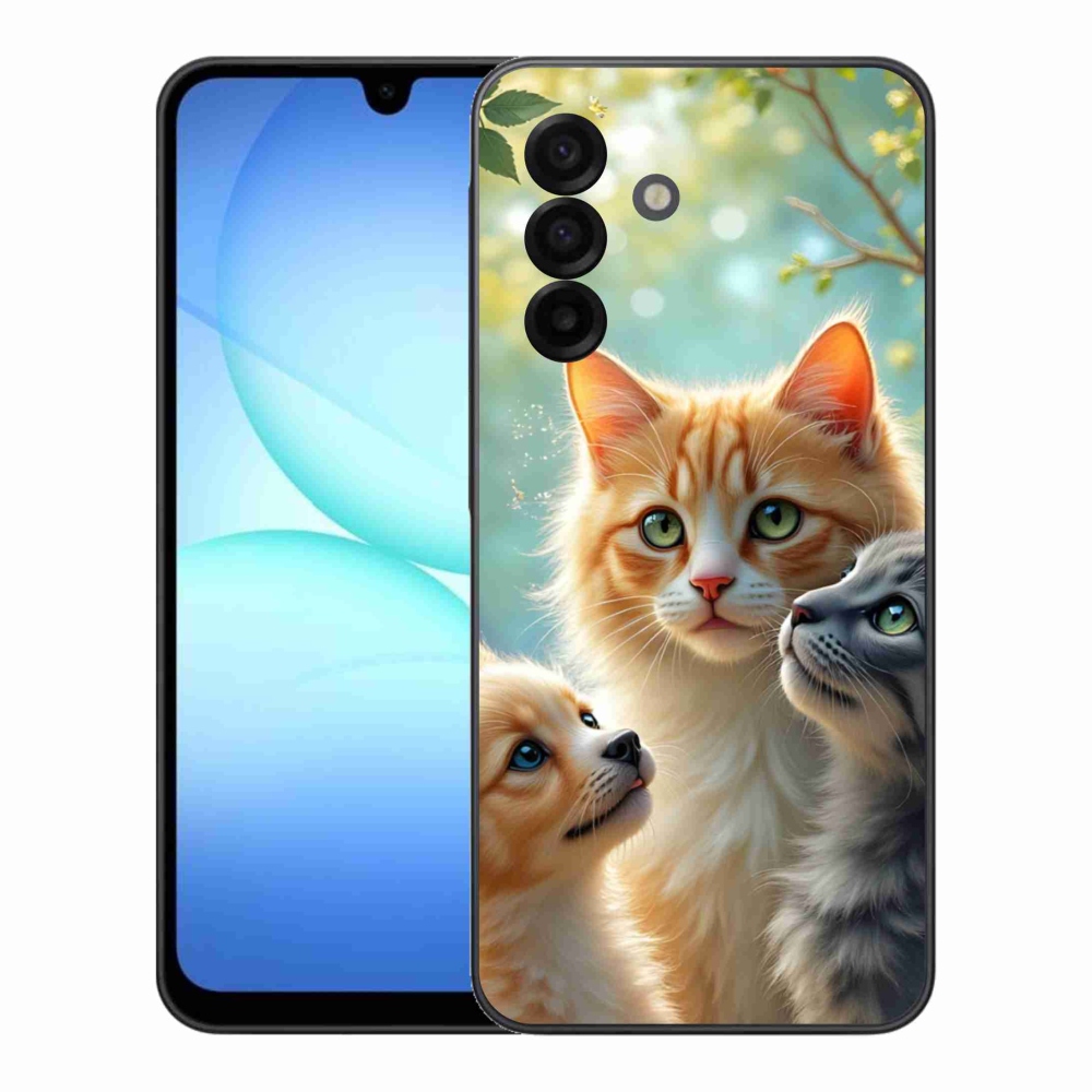 Gélový kryt mmCase na Samsung Galaxy A17 4G/5G - zvieracie priateľstvo 2