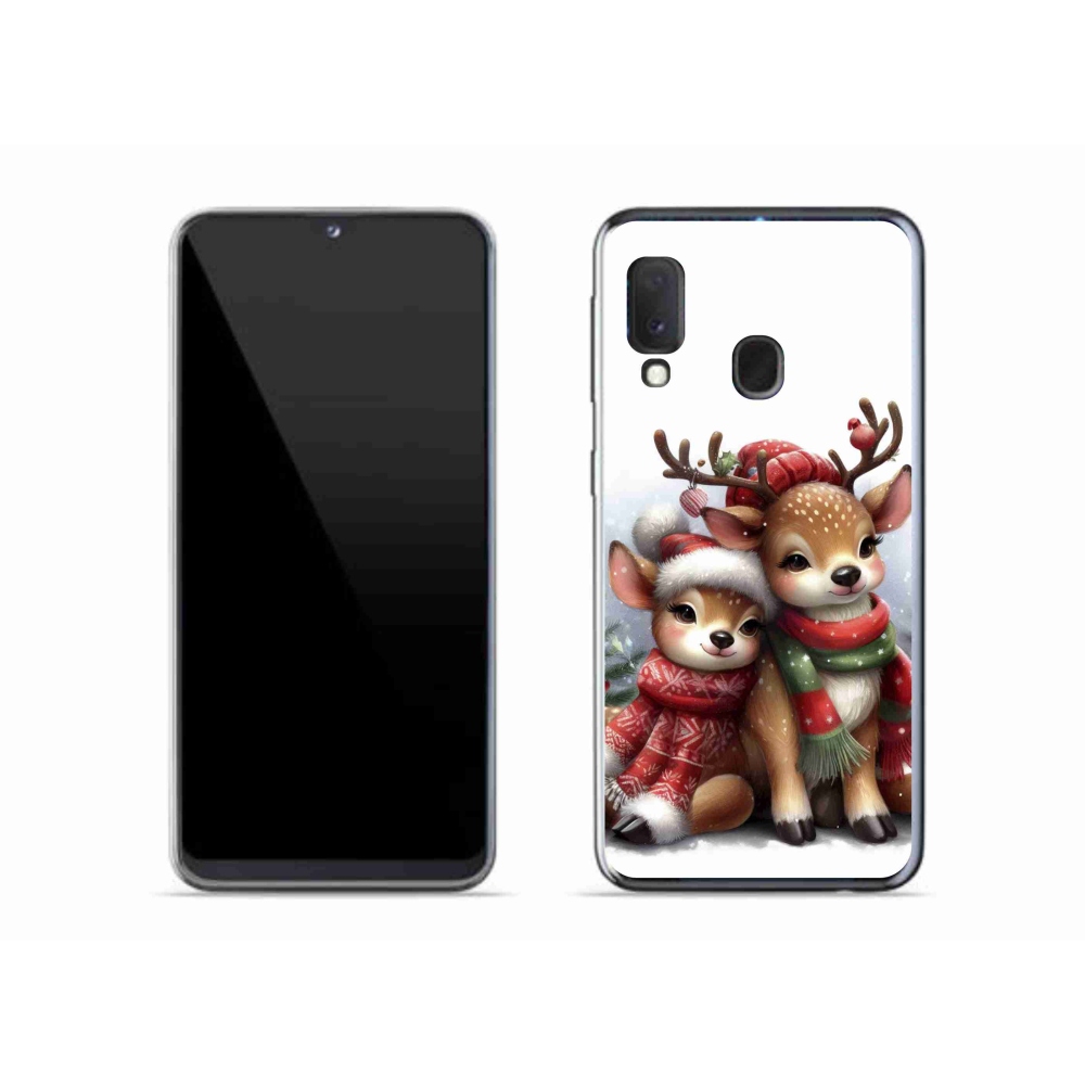 Gélový kryt mmCase na Samsung Galaxy A20e - vianočné soby