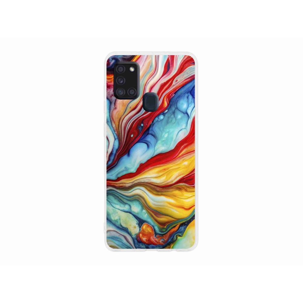 Gélový kryt mmCase na Samsung Galaxy A21s - abstraktný motív 58