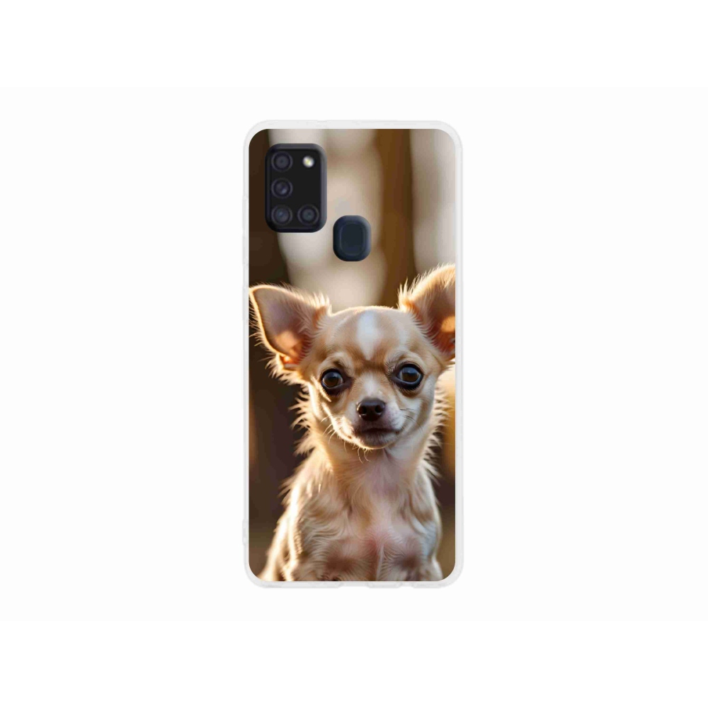 Gélový kryt mmCase na Samsung Galaxy A21s - čivava 6