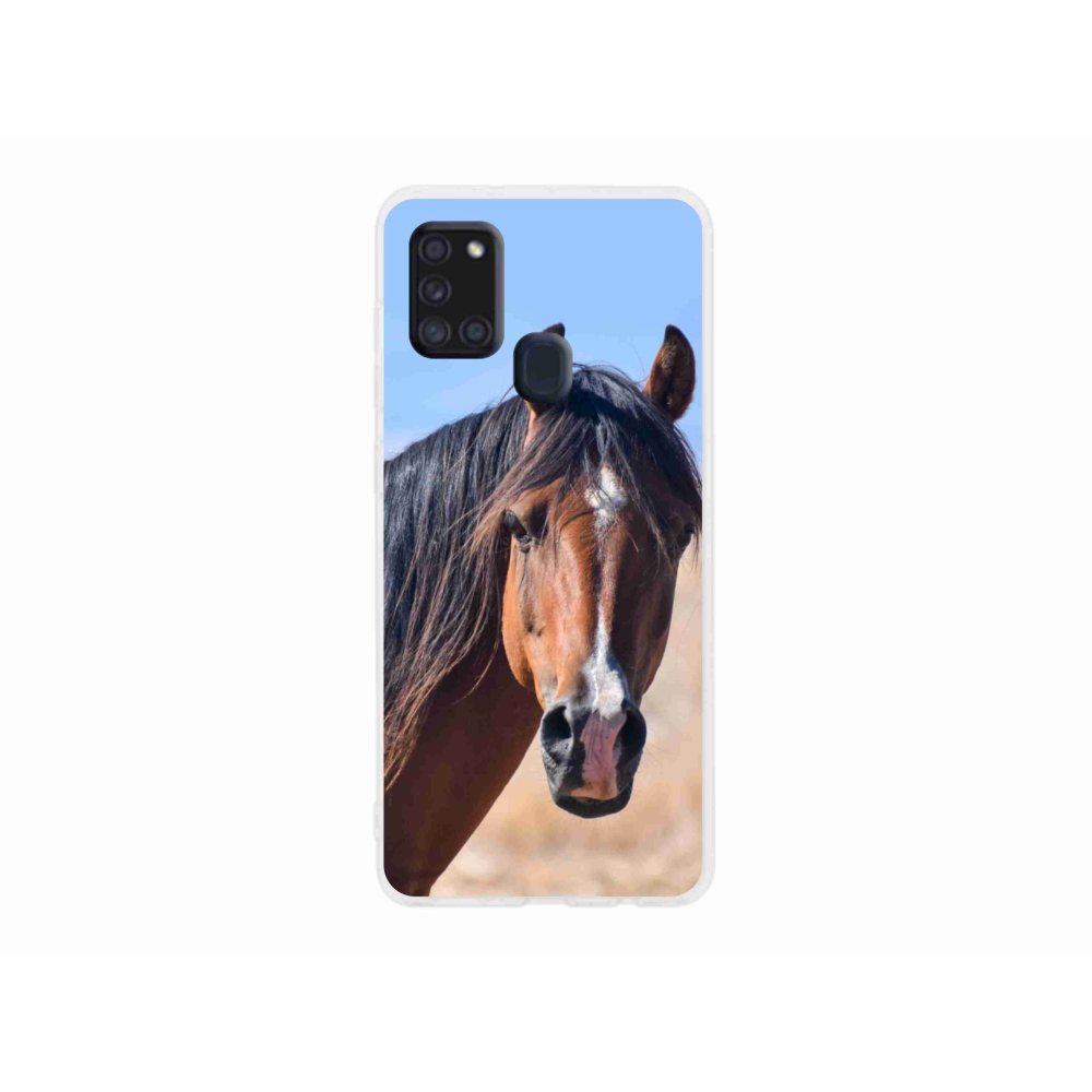 Gélový kryt mmCase na Samsung Galaxy A21s - pokojný kôň