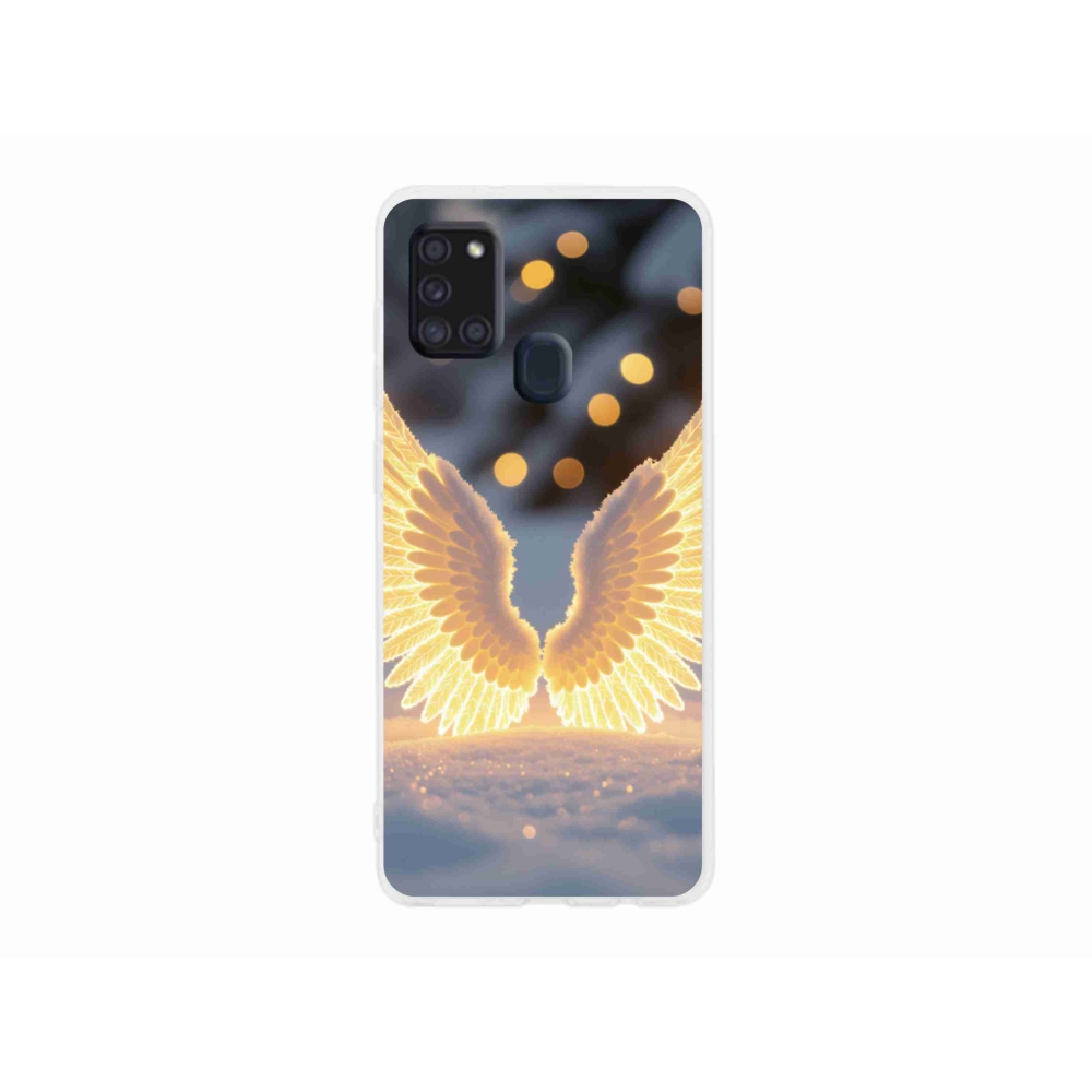 Gélový kryt mmCase na Samsung Galaxy A21s - krídla